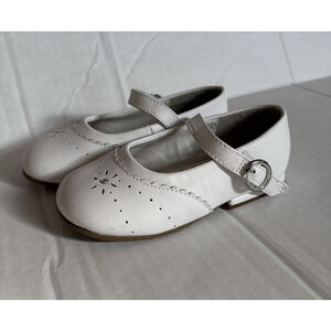 Stride Rite Girl Toddler Mary Jane Camila Leather White Dress Shoe- Size 7.5